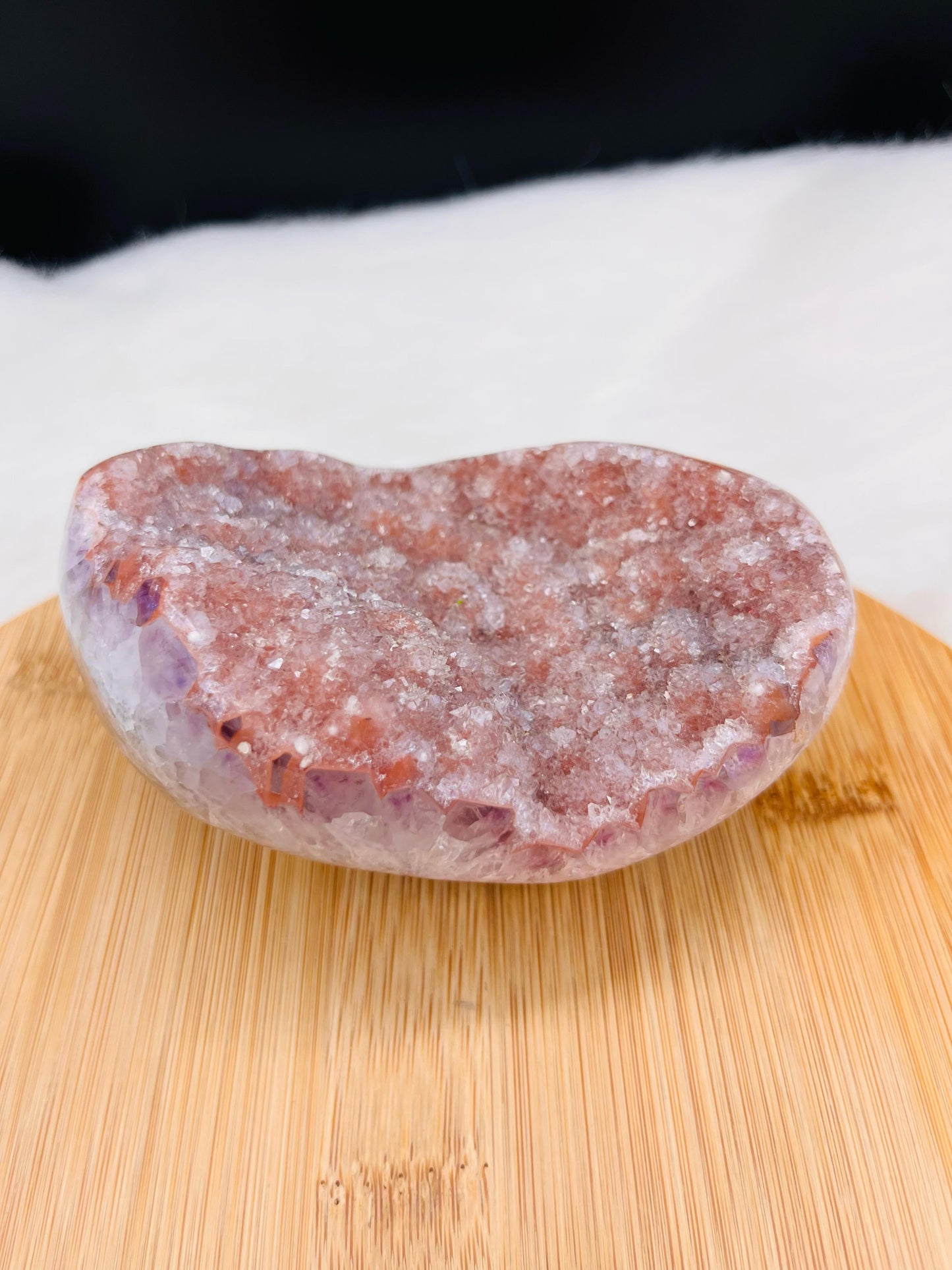 Purple Druzy Amethyst Egg