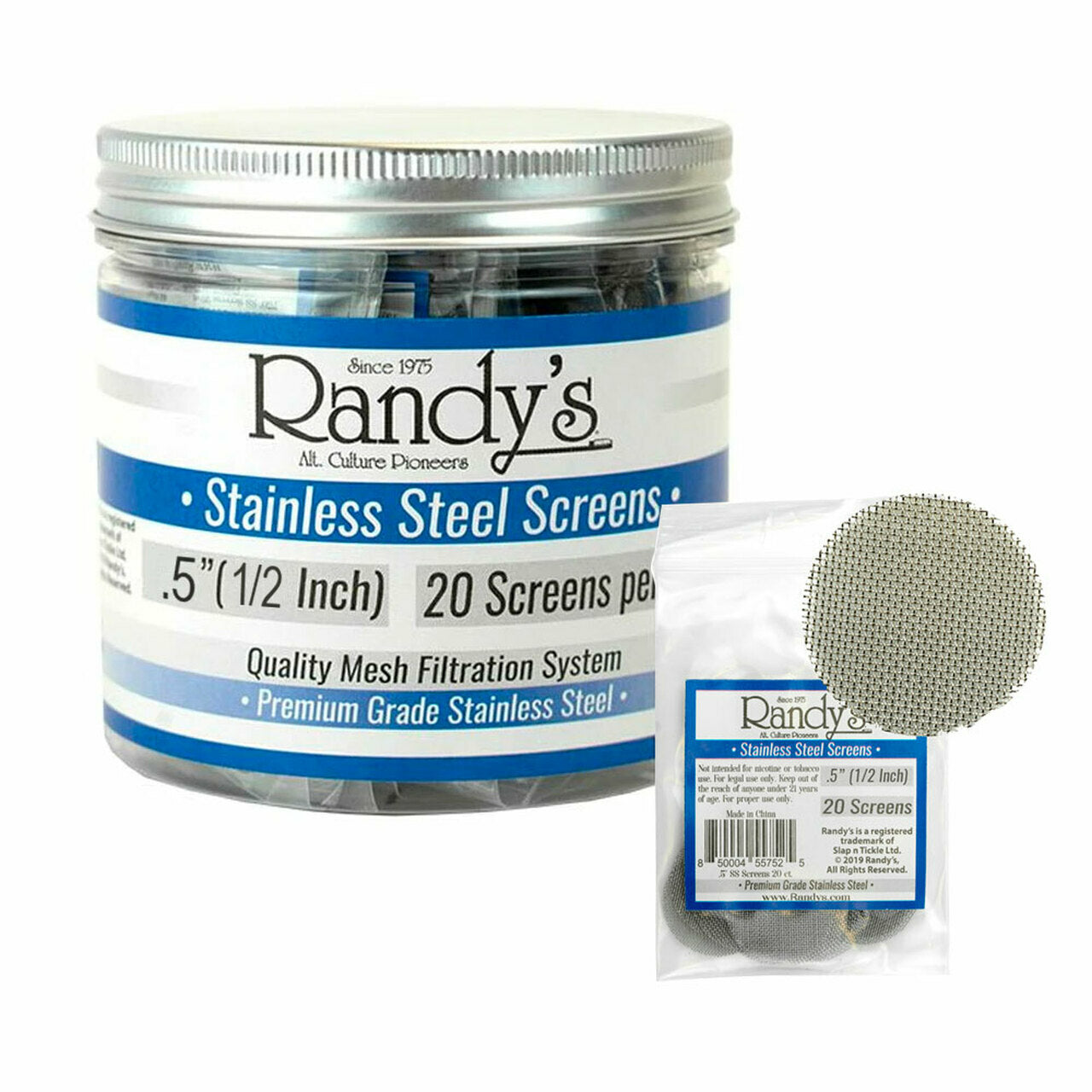 Randy's Stainless Steel Screens - .750" - 20/pack