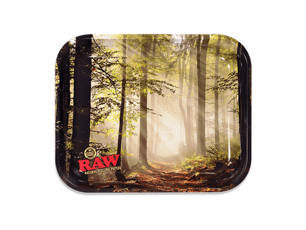 RAW Metal Rolling Tray - Forest Small