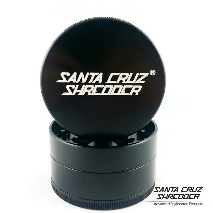 Santa Cruz Shredder Black Large 4 Piece Grinder