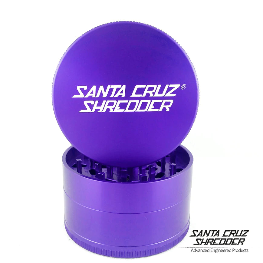 Santa Cruz Shredder Purple Large 4 Piece Grinder