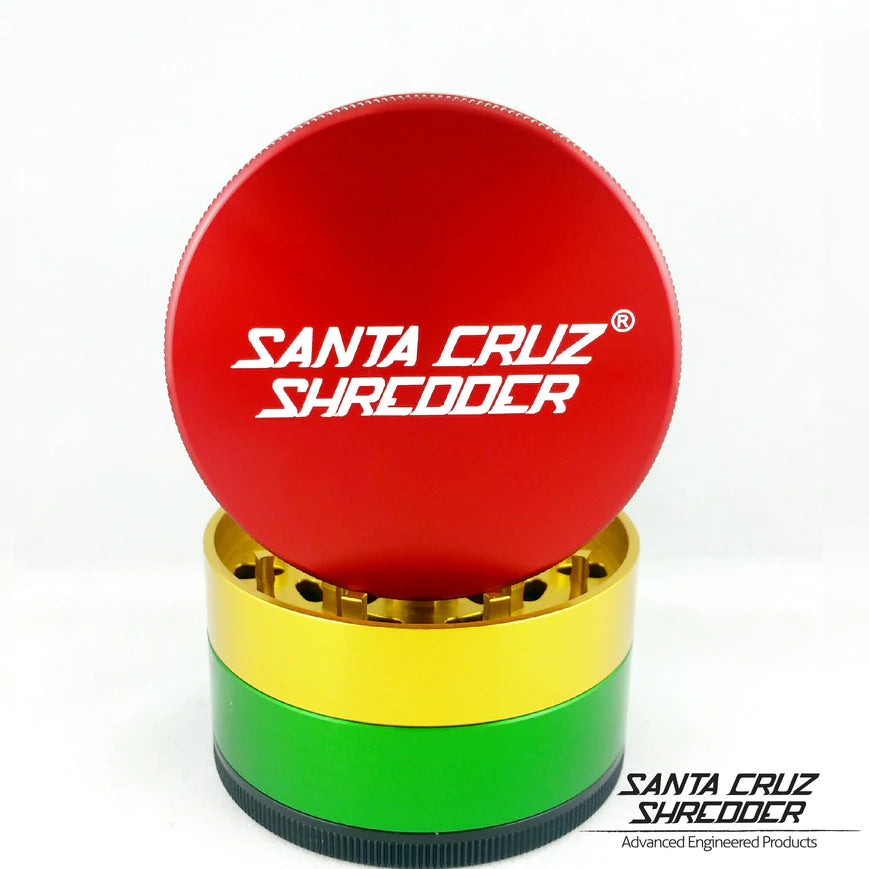 Santa Cruz Shredder Rasta Large 4 Piece Grinder