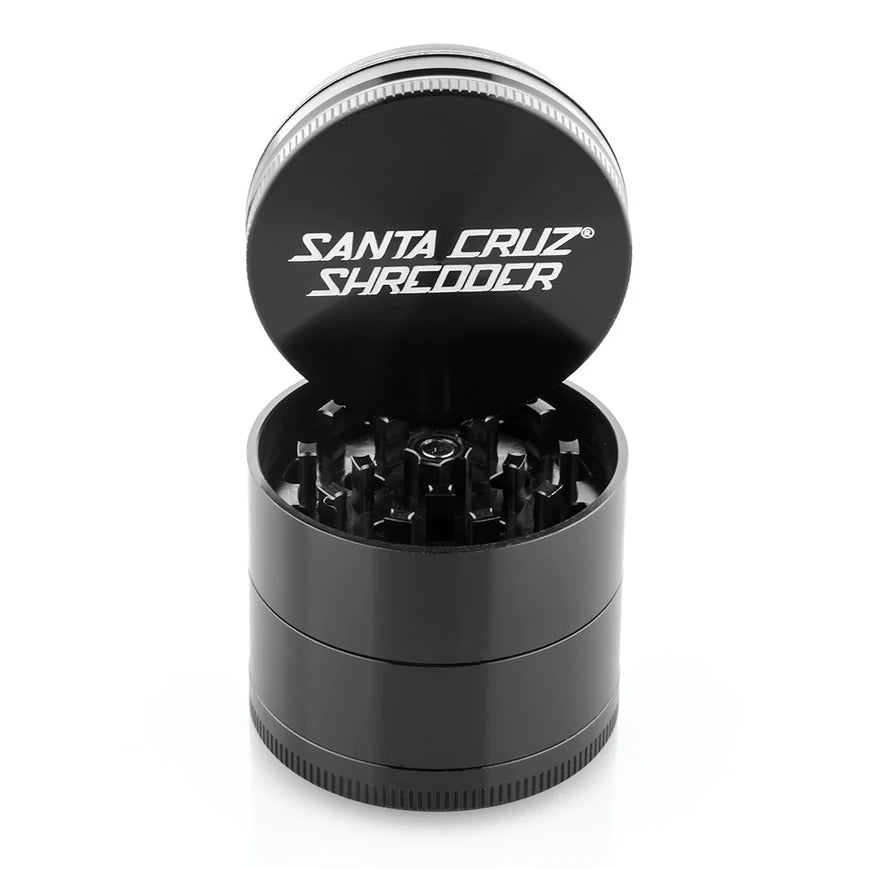 Santa Cruz Shredder Black Medium 4 Piece Grinder