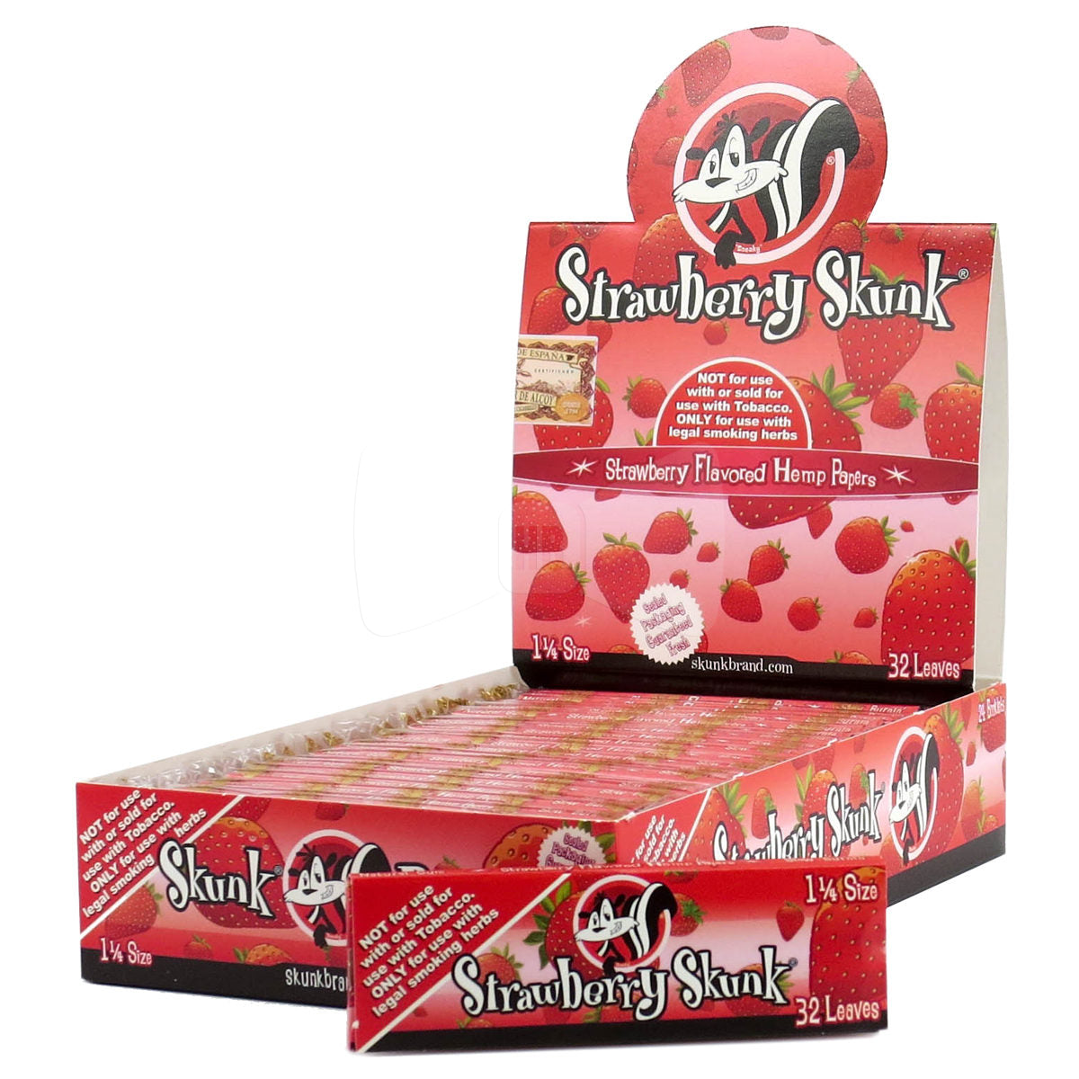 Skunk 1 1/4 Papers - Strawberry
