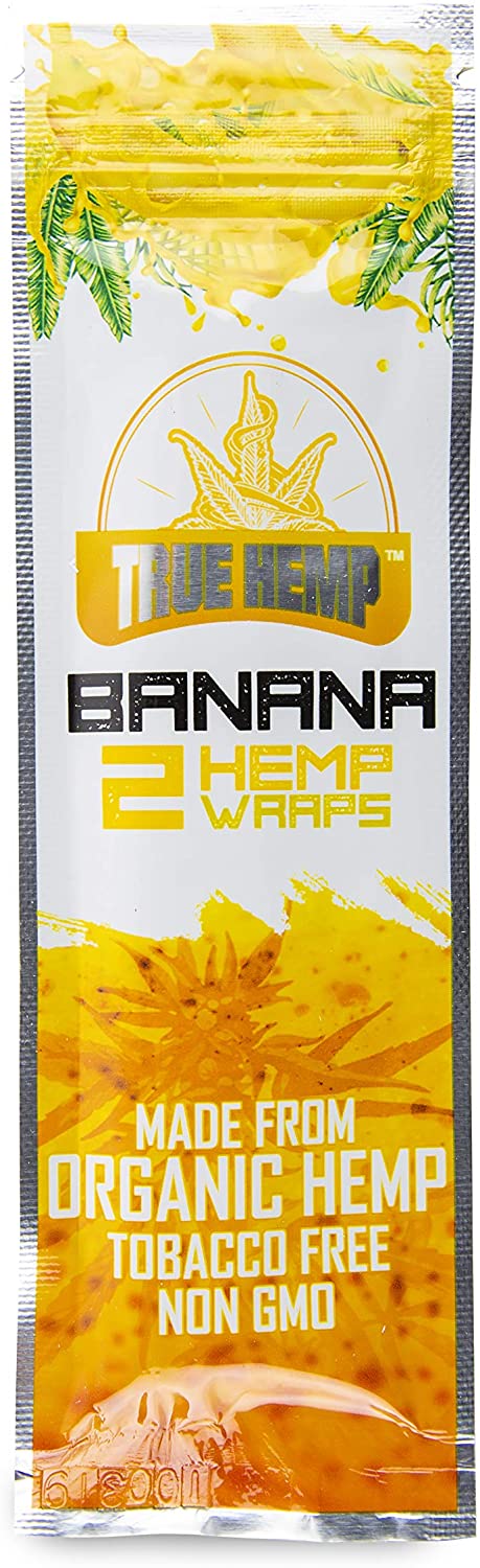 True Hemp Organic Wraps 2 pk - Banana