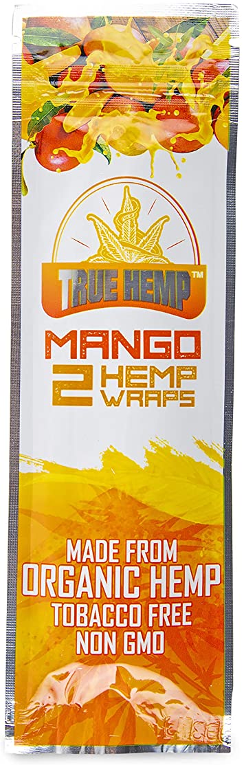True Hemp Organic Wraps 2 pk - Mango