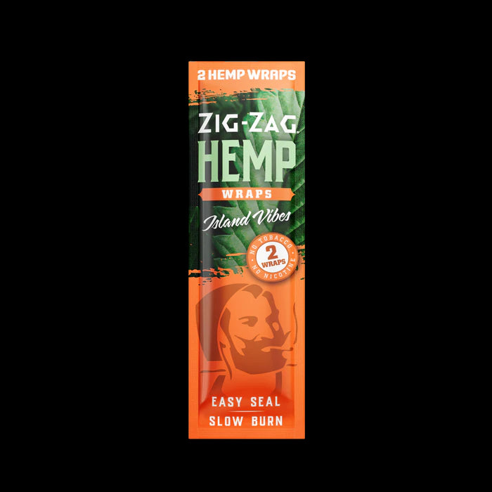Zig Zag Hemp Wraps - 2 pk - Island Vibes
