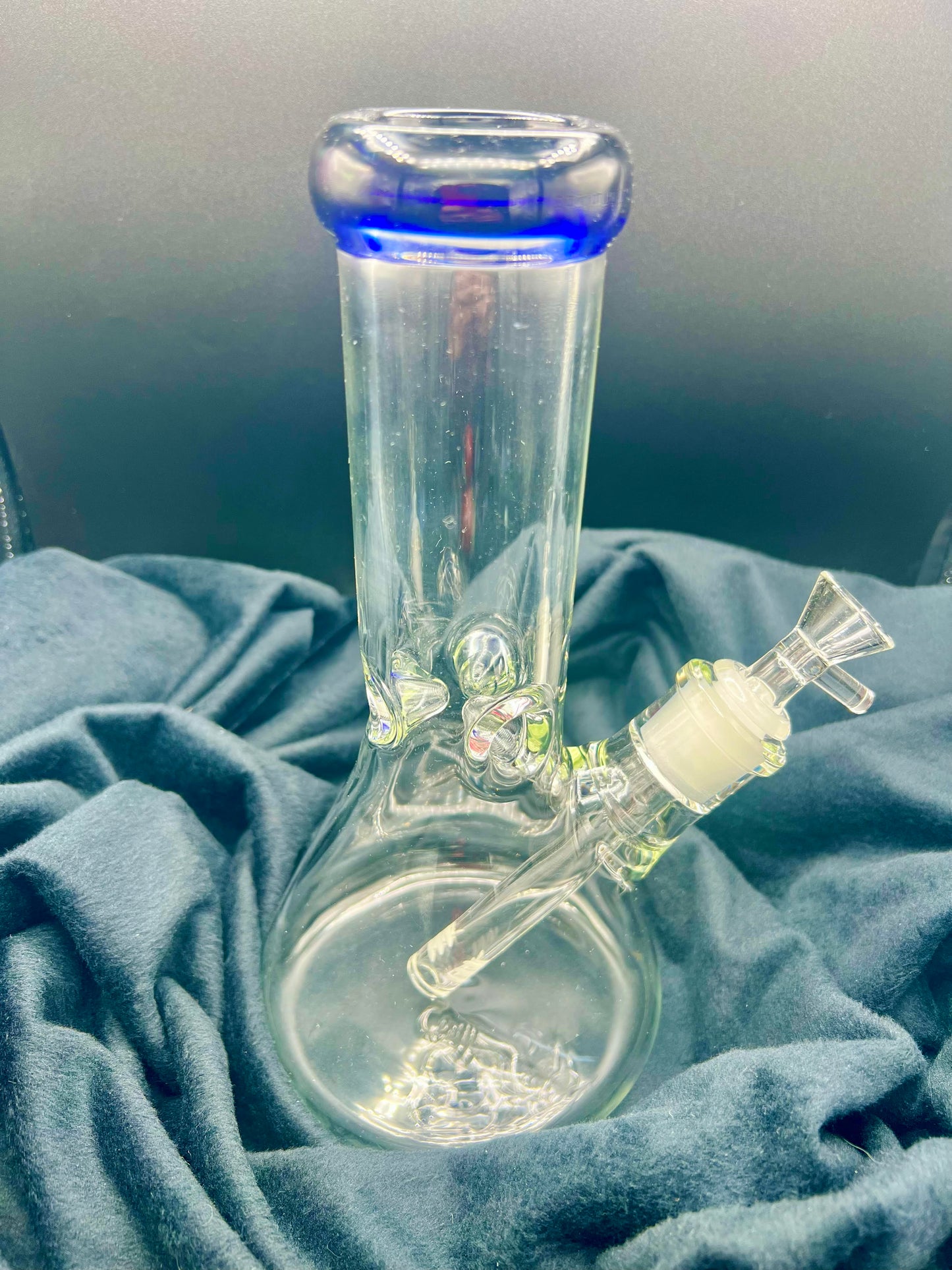 10" 7 mm Thick Beaker - Blue