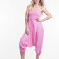 2-In-1 Jumpsuit/Harem Pants - Pink