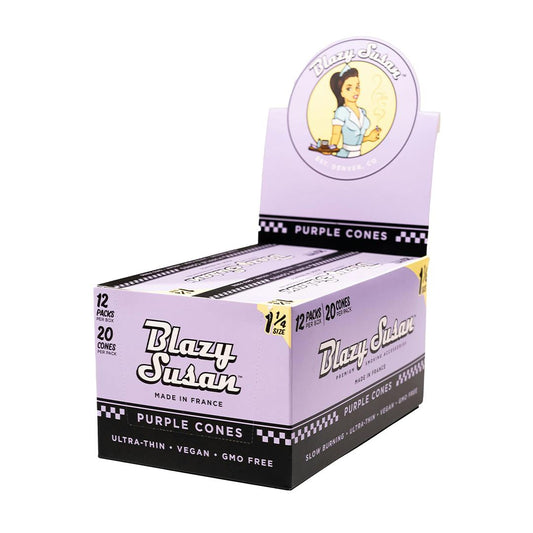 Blazy Susan Purple 1 1/4 Cones 20 Count Pack