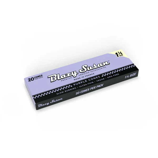 Blazy Susan Purple 1 1/4 Cones 20 Count Pack