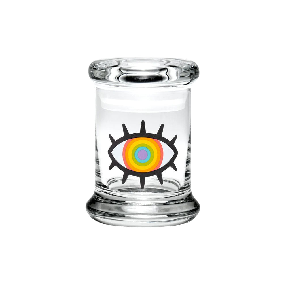 420 Science x Wokeface Pop Top Jar - Woke Rainbow Eye