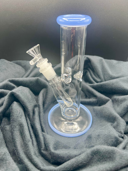 8" Straight Tube - Blue