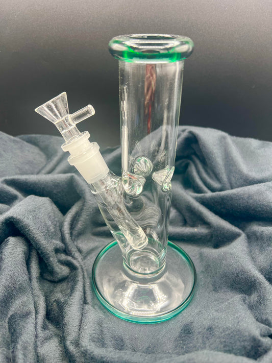 8" Straight Tube - Teal