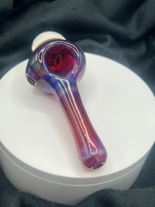 Amber Purple Galaxy Front Bowl
