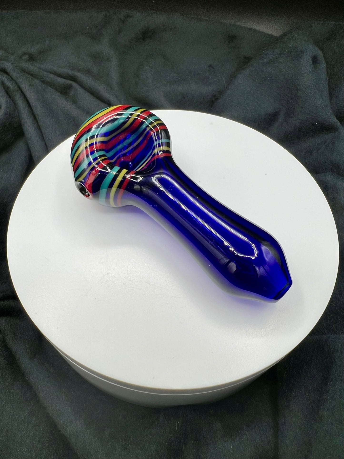 Humboldt Glass Blue Wrap Spoons