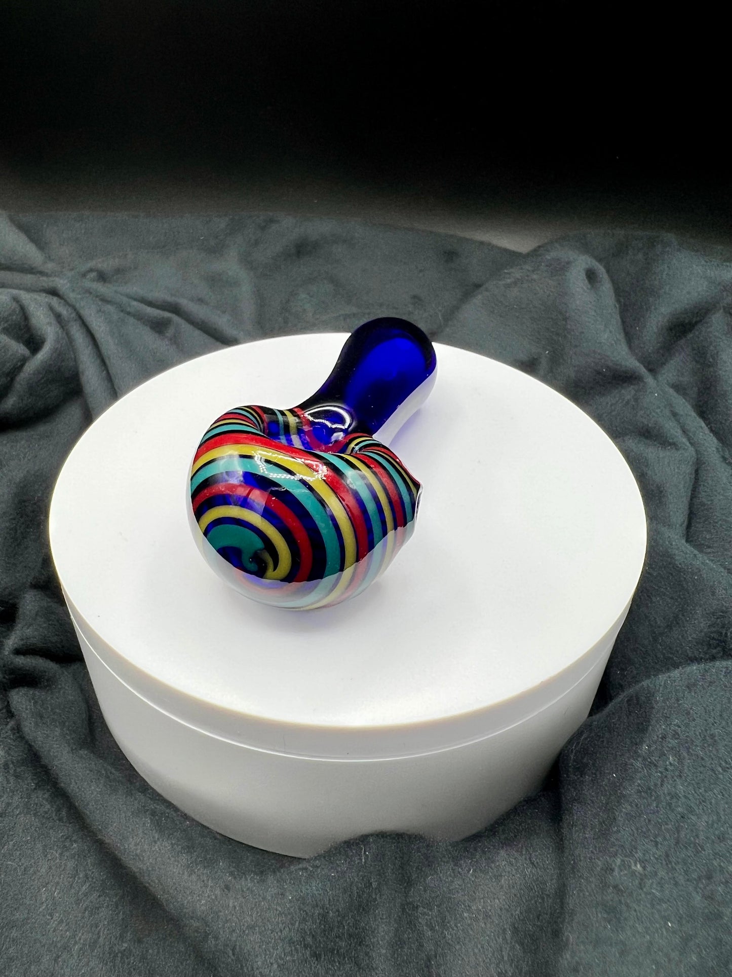 Humboldt Glass Blue Wrap Spoons