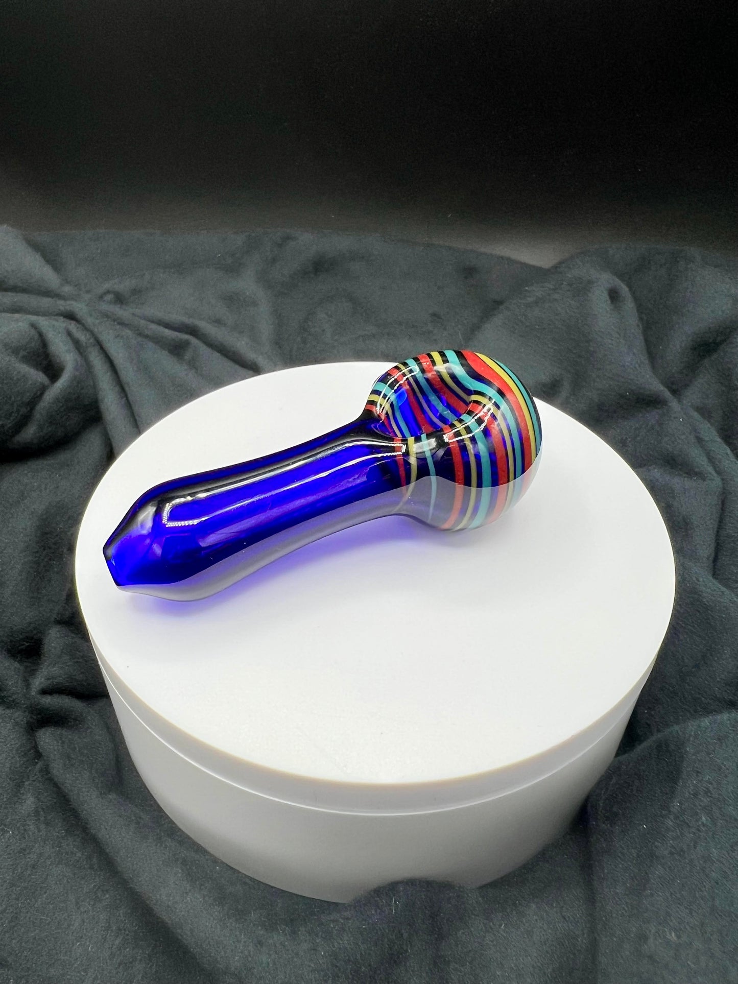 Humboldt Glass Blue Wrap Spoons