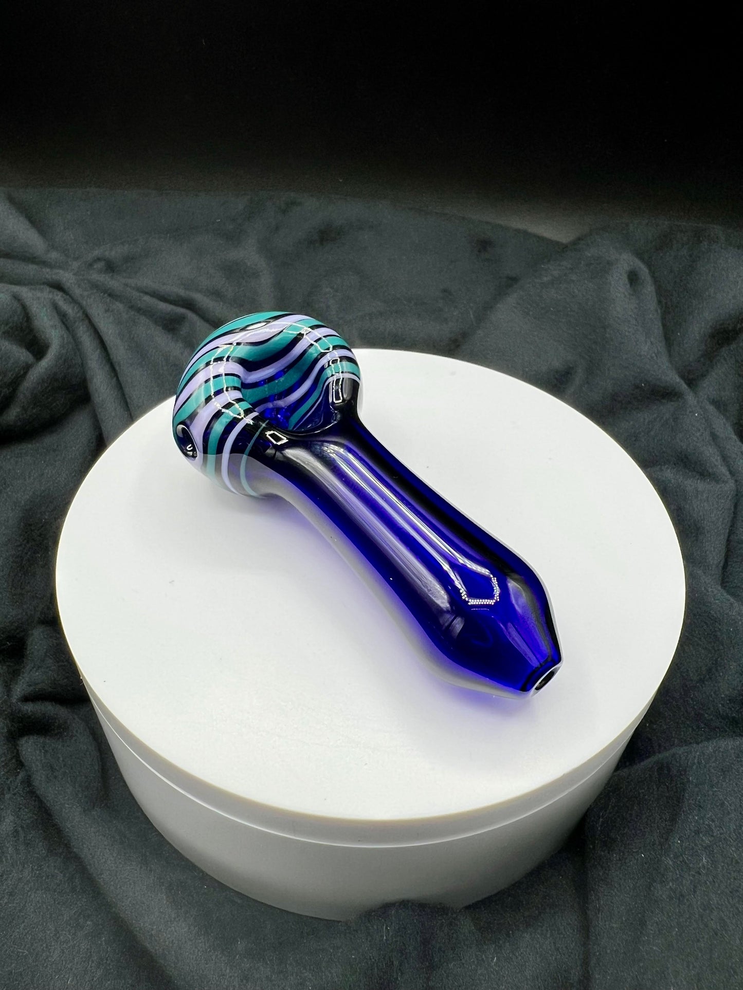 Humboldt Glass Blue Wrap Spoons