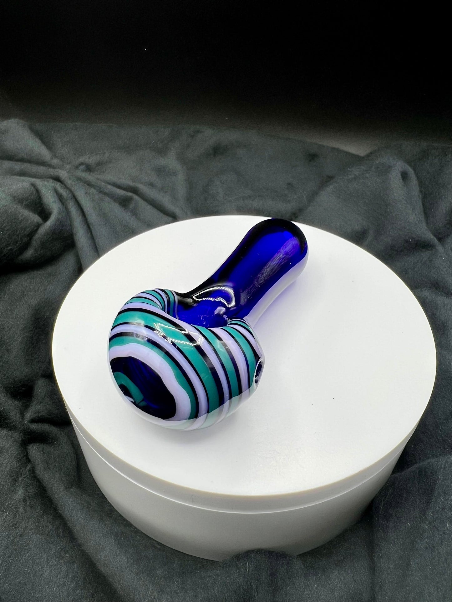 Humboldt Glass Blue Wrap Spoons