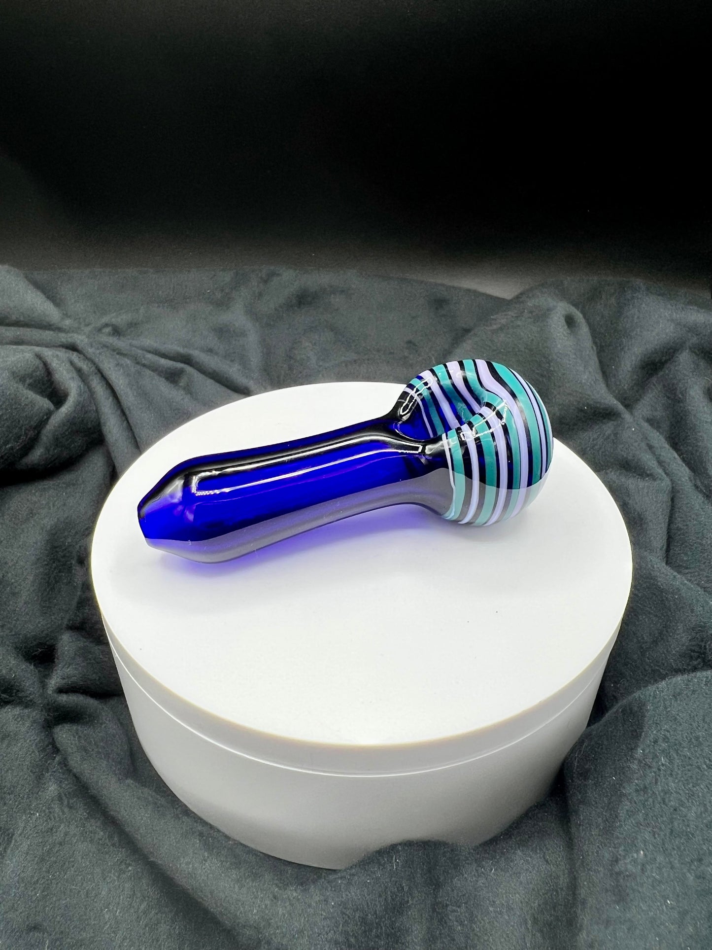 Humboldt Glass Blue Wrap Spoons