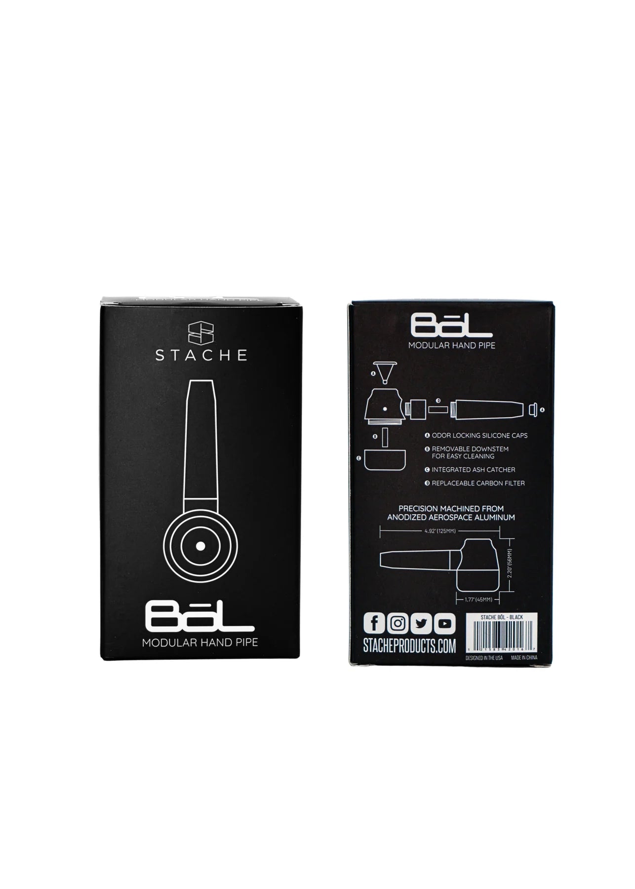 Stache Bol Aluminum Handpipe
