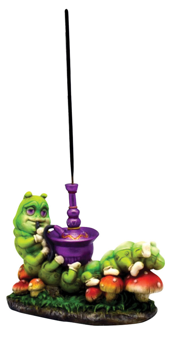 Caterpillar Standing Incense Burner