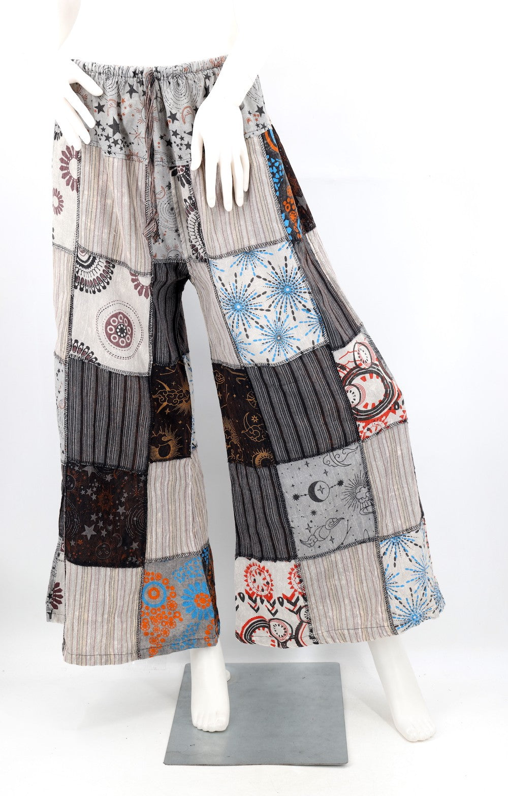 Celestial Palazzo Pants - Grey