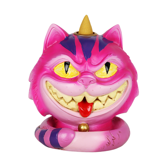 Grinning Cheshire Cat Backflow Incense Burner