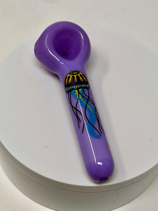 Jellyfish Glass Classic Purple Spoon