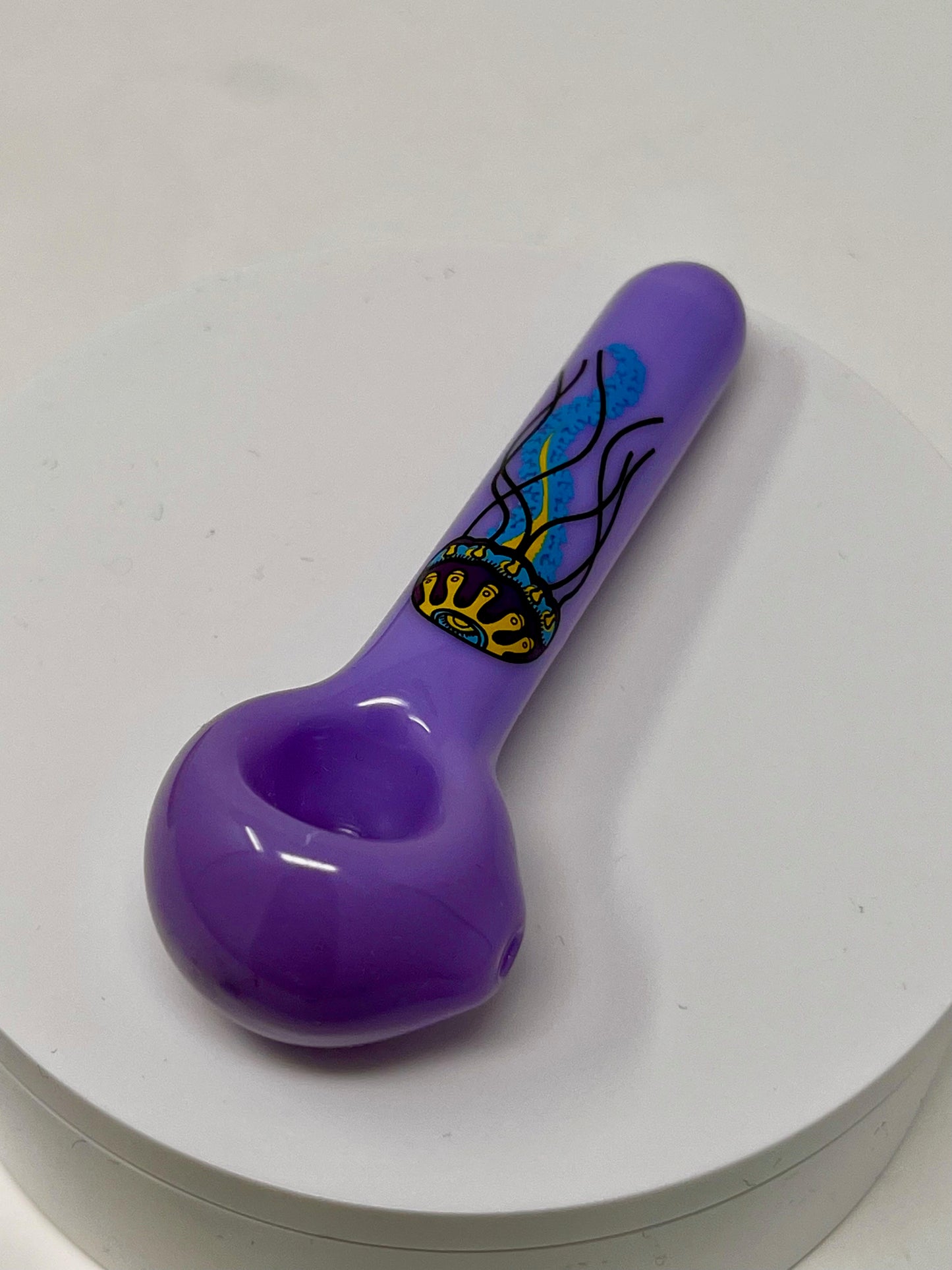 Jellyfish Glass Classic Purple Spoon