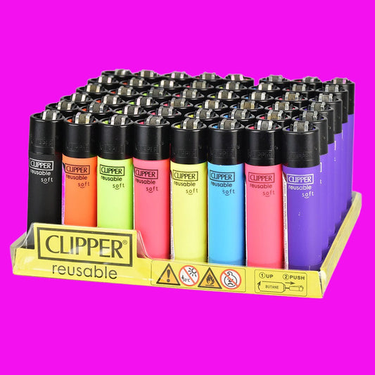 Clipper Refillable Lighter - Fluorescent