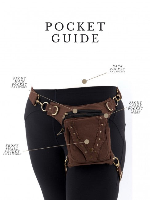Himalaya Handmade Cotton Leg Belt Fanny Pack