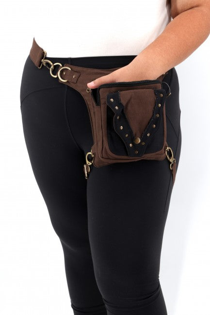 Himalaya Handmade Cotton Leg Belt Fanny Pack