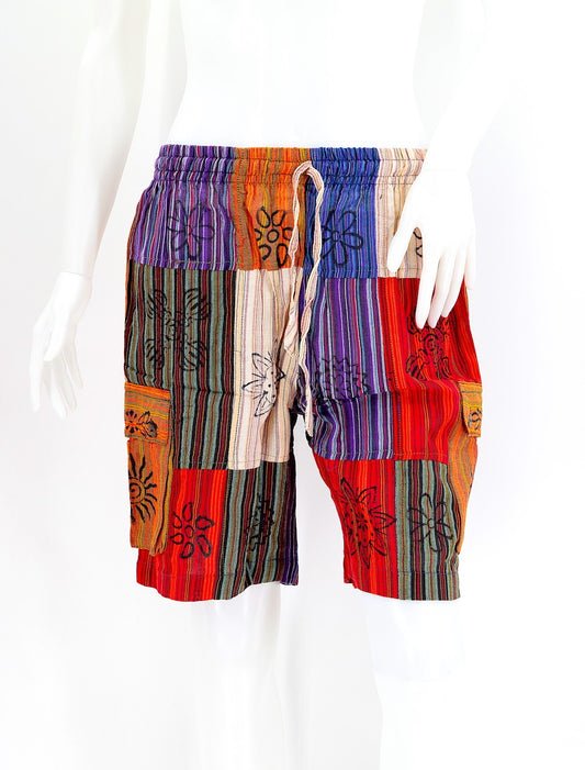 Himalaya Handmade Cotton Patchwork Shorts