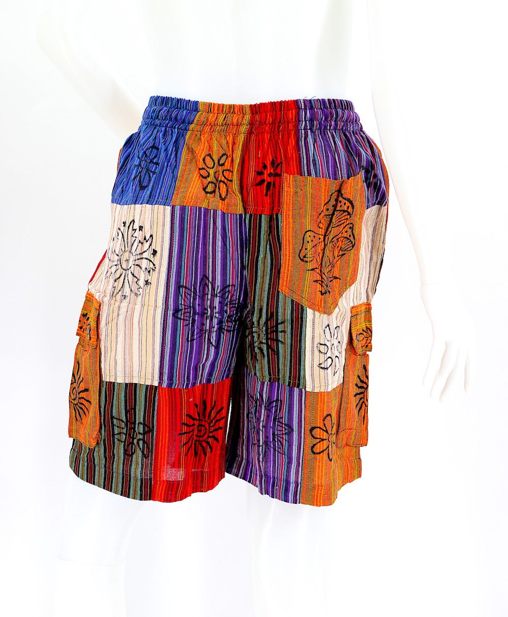 Himalaya Handmade Cotton Patchwork Shorts