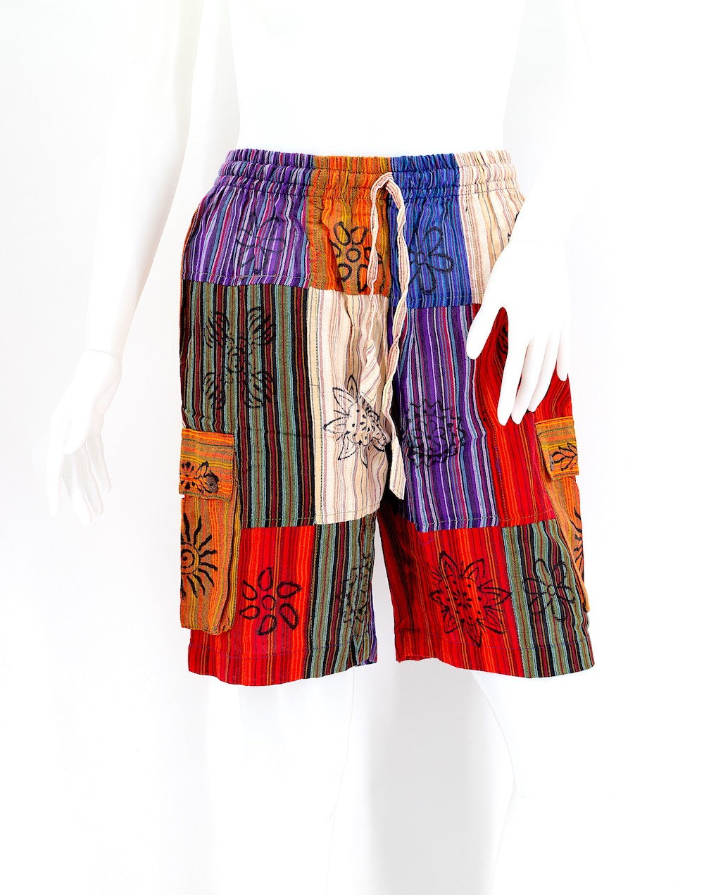 Himalaya Handmade Cotton Patchwork Shorts