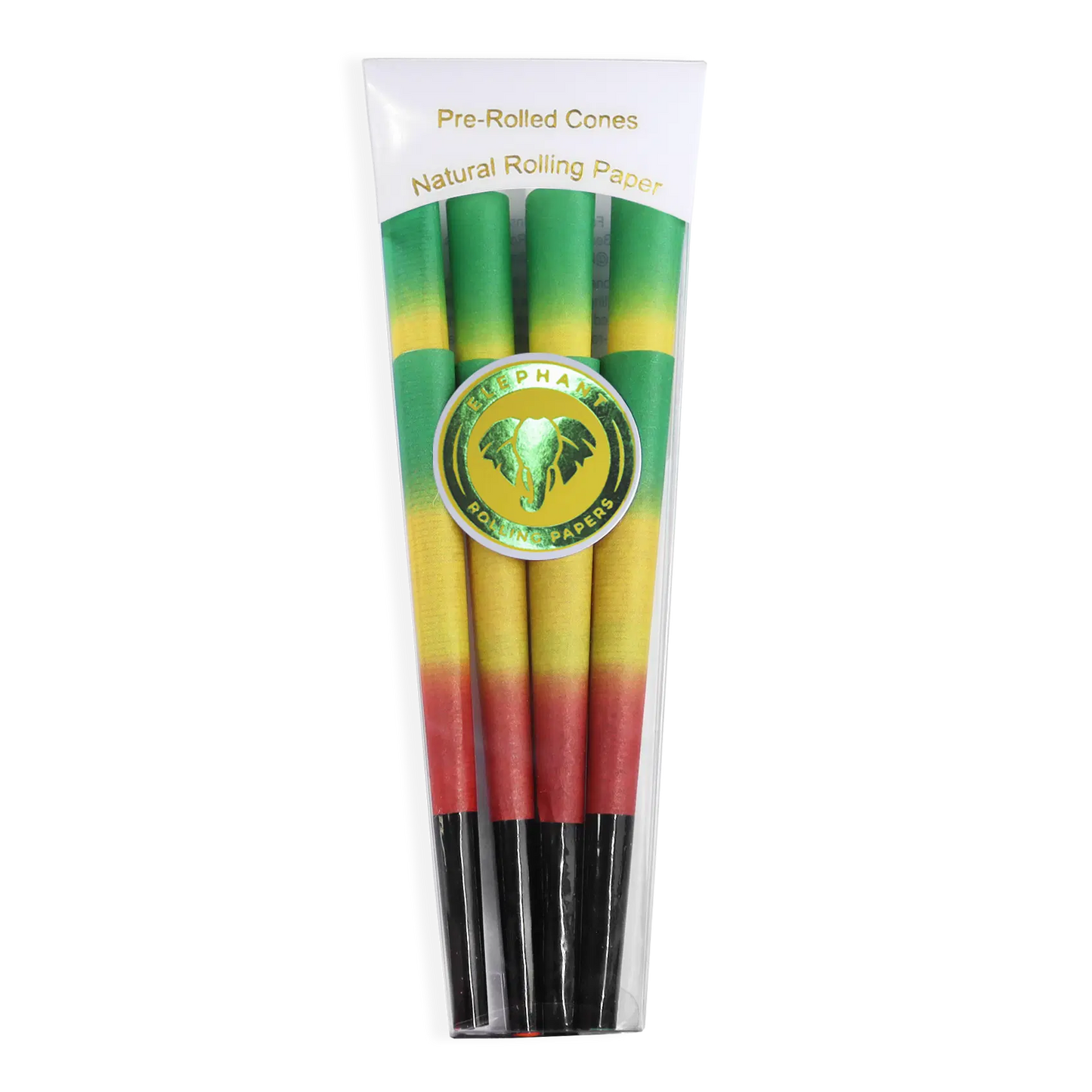 Elephant Brands Cones - Rasta Black