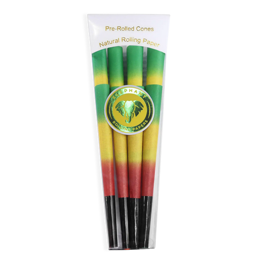 Elephant Brands Cones - Rasta Black