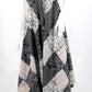 Mushroom Print Flowy Front Overalls
