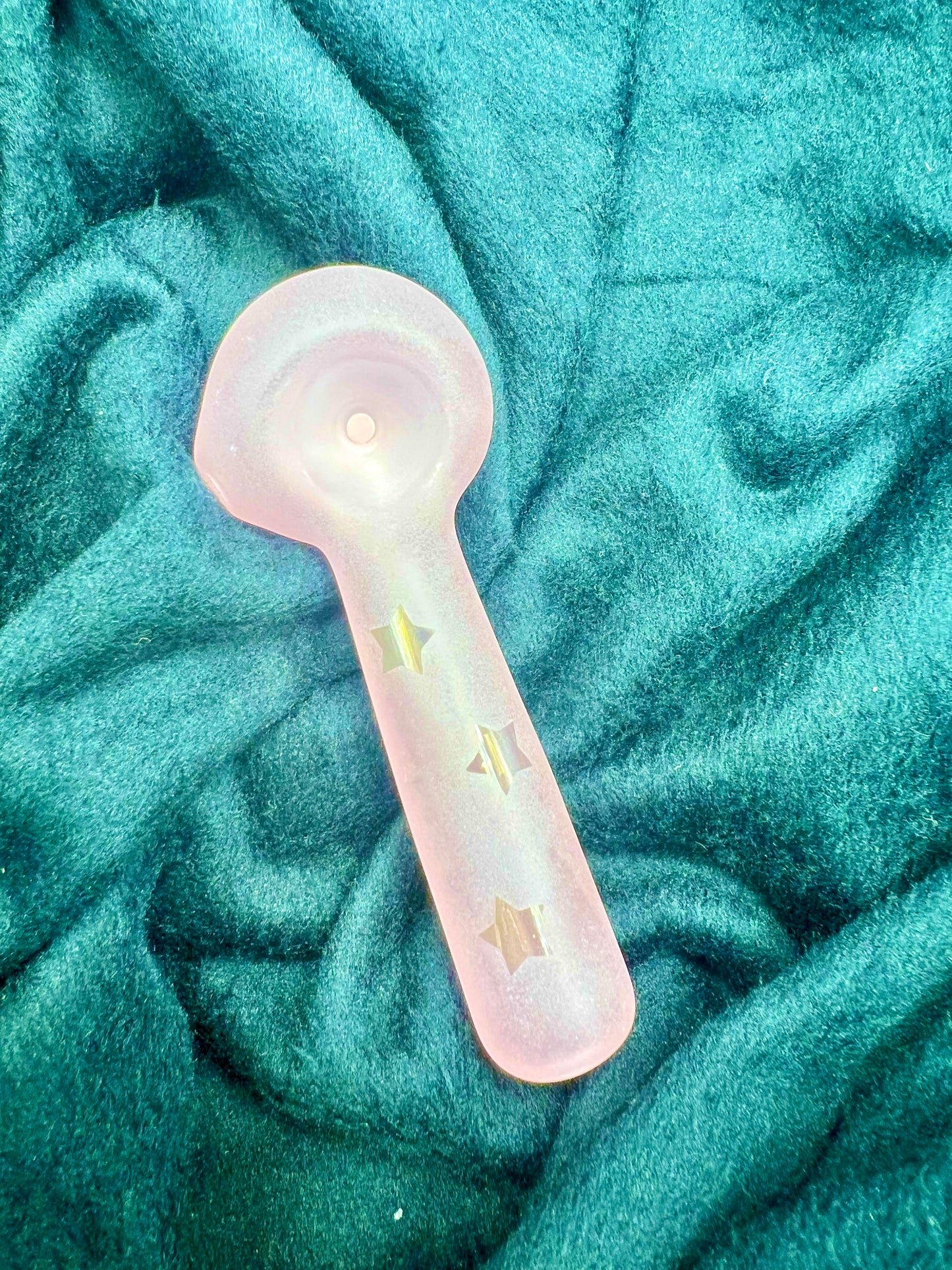 Frosted Star Spoon by Jellyfish Glass