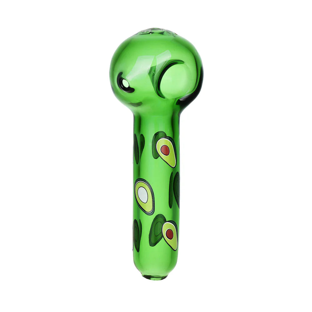 Pulsar Fruit Series Glow in the Dark Herb Water Pipe Kit - Avocado Gold