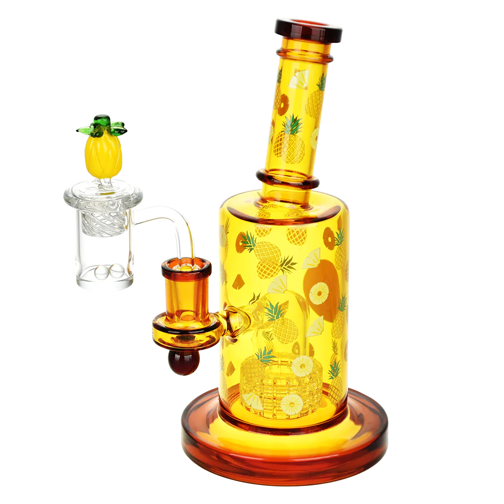 Pulsar Fruit Series Glow in the Dark Dab Rig Kit - Pineapple Express