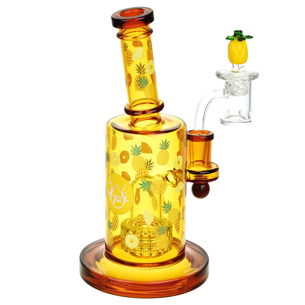 Pulsar Fruit Series Glow in the Dark Dab Rig Kit - Pineapple Express