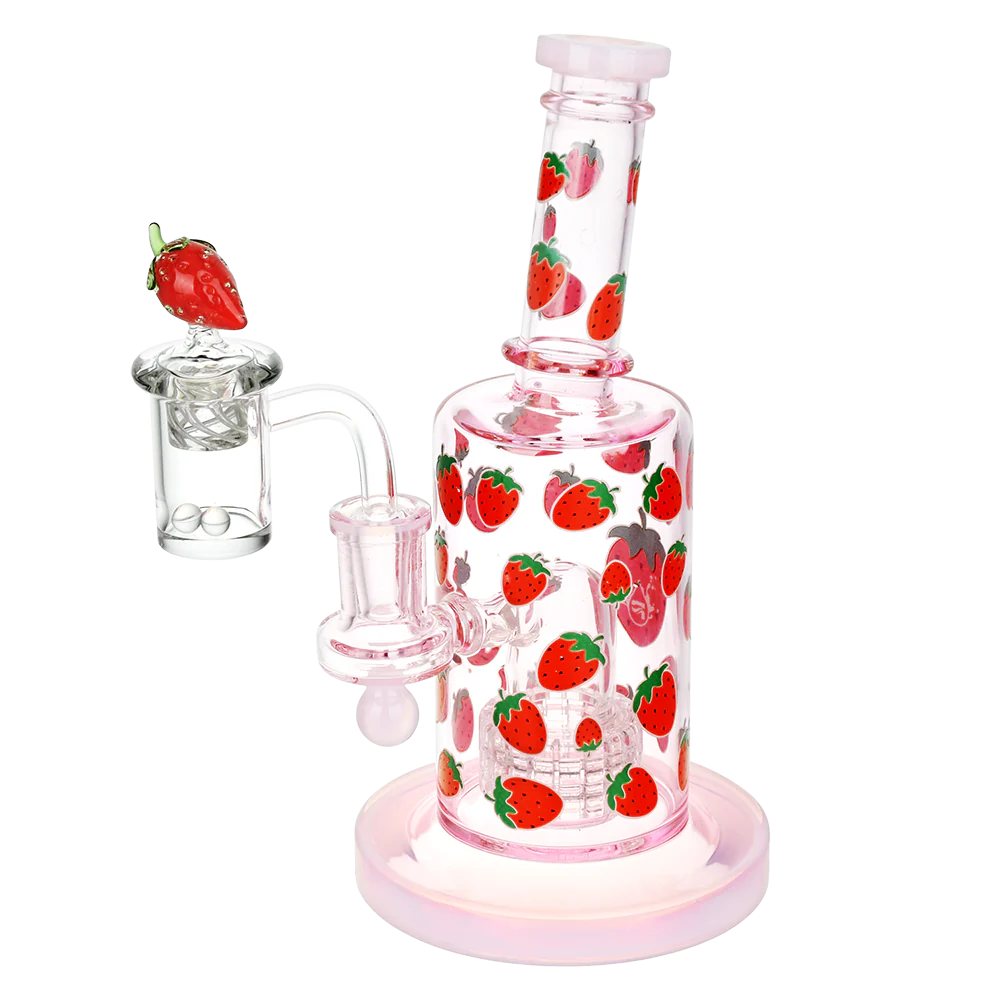 Pulsar Fruit Series Glow in the Dark Dab Rig Kit - Strawberry Cough