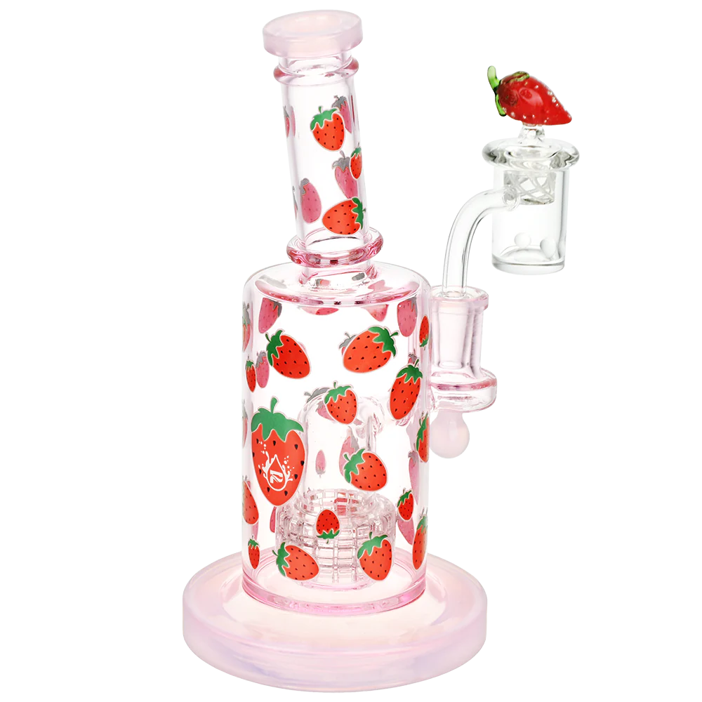 Pulsar Fruit Series Glow in the Dark Dab Rig Kit - Strawberry Cough