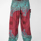 Geometric Mandalas Harem Pants - Red