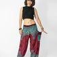 Geometric Mandalas Harem Pants - Red