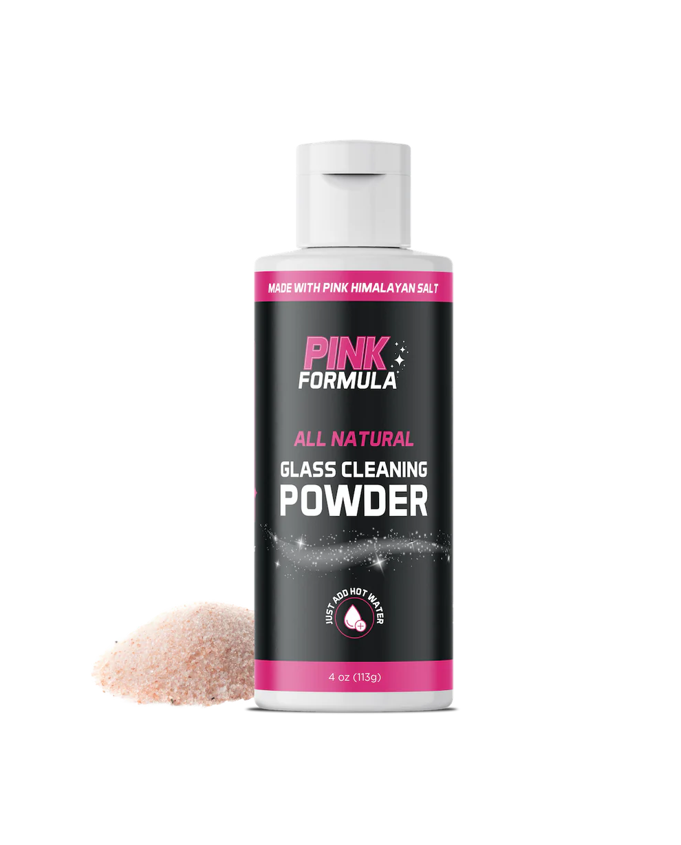 Pink Formula Glass Cleaning Powder