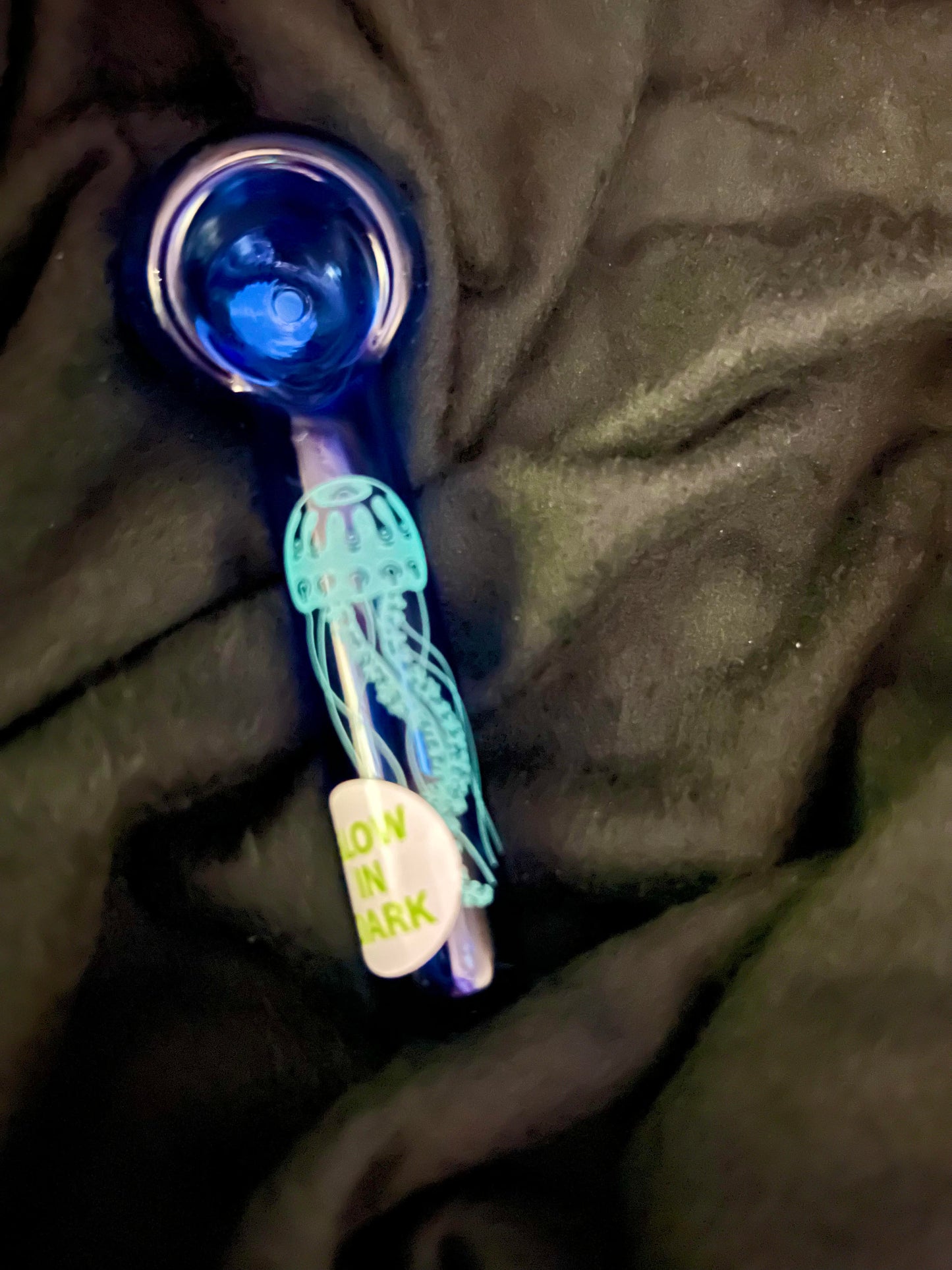 Glow in the Dark Jellyfish Spoon by Jellyfish Glass